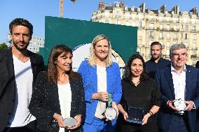 Celebrations marking the first anniversary of the Paris 2024 Olympic Games
