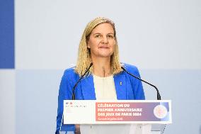 Celebrations marking the first anniversary of the Paris 2024 Olympic Games - Grand Palais