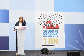 Celebrations Marking The First Anniversary Of The Paris 2024 Olympic Games - Grand Palais