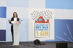 Celebrations Marking The First Anniversary Of The Paris 2024 Olympic Games - Grand Palais