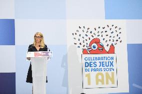 Celebrations Marking The First Anniversary Of The Paris 2024 Olympic Games - Grand Palais
