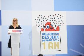 Celebrations Marking The First Anniversary Of The Paris 2024 Olympic Games - Grand Palais