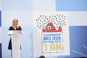 Celebrations Marking The First Anniversary Of The Paris 2024 Olympic Games - Grand Palais