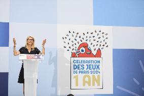 Celebrations Marking The First Anniversary Of The Paris 2024 Olympic Games - Grand Palais