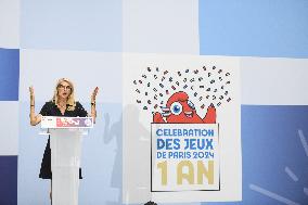 Celebrations Marking The First Anniversary Of The Paris 2024 Olympic Games - Grand Palais