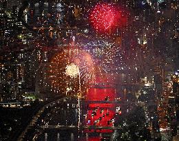 Fireworks in Tokyo