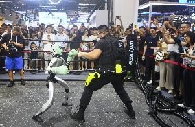 Unitree Boxing Robot at 2025 WAIC in Shanghai