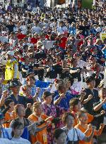 Largest number of Bon Odori participants at Osaka expo