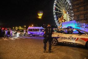 "Stop genocide in Gaza" onto the Paris 2024 Olympic cauldron - Activist arrested - Paris