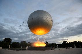Paris 2024 Olympic cauldron