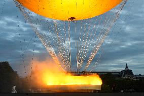 Paris 2024 Olympic cauldron