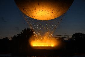Paris 2024 Olympic cauldron