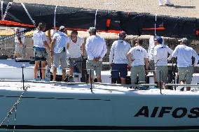 King Felipe VI sails on the Aifos - Mallorca