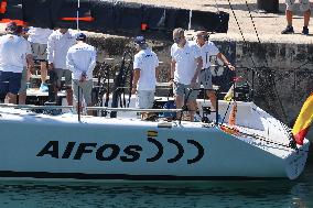 King Felipe VI sails on the Aifos - Mallorca