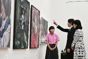 Japan crown prince at high school cultural festival