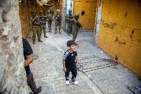 Storming of the Old City of Hebron - West Bank