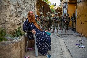 Storming of the Old City of Hebron - West Bank