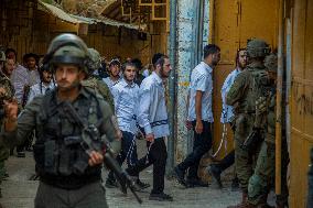 Storming of the Old City of Hebron - West Bank