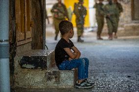 Storming of the Old City of Hebron - West Bank