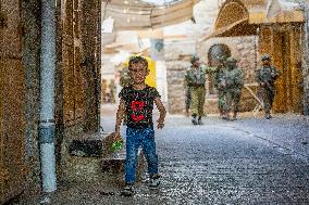 Storming of the Old City of Hebron - West Bank
