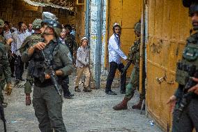 Storming of the Old City of Hebron - West Bank