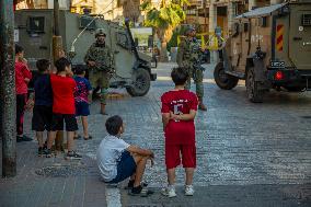 Storming of the Old City of Hebron - West Bank