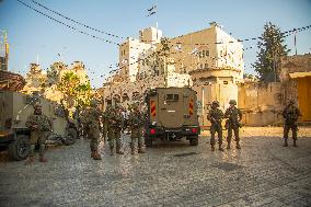 Storming of the Old City of Hebron - West Bank