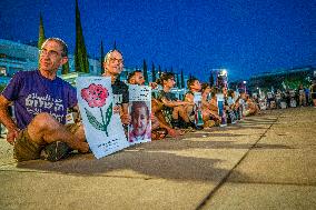Israelis protest Against the War in Gaza - Tel Aviv