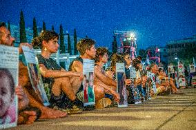 Israelis protest Against the War in Gaza - Tel Aviv