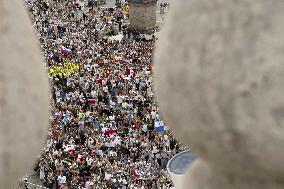 Pope Leo XIV Delivers Angelus Prayer - Vatican