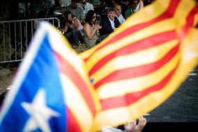 Puigdemont at the 5th anniversary of Junts - Prats-de-Mollo-la-Preste