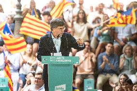 Puigdemont at the 5th anniversary of Junts - Prats-de-Mollo-la-Preste