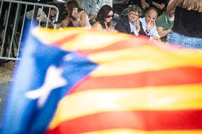 Puigdemont at the 5th anniversary of Junts - Prats-de-Mollo-la-Preste