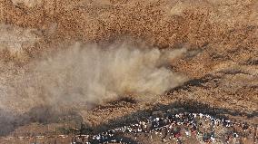 Hukou Waterfall on the Yellow River - Jixian