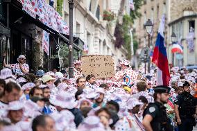 Paris' Montmartre distric - last stage of the Tour de France