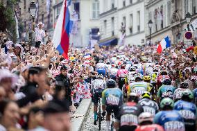 Paris' Montmartre distric - last stage of the Tour de France