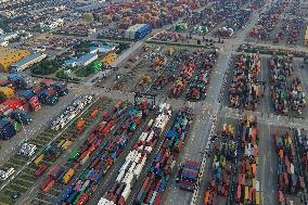 Ports Container Throughput in China Increases in H1 2025