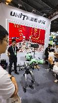 Unitree G1 Robot Fighting in 2025 WAIC in Shanghai