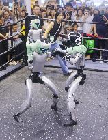 Unitree G1 Robot Fighting in 2025 WAIC in Shanghai