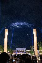 Osaka-Kansai Expo Drone Show “One World, One Planet.”