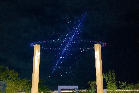 Osaka-Kansai Expo Drone Show “One World, One Planet.”