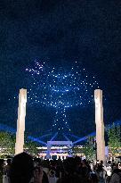 Osaka-Kansai Expo Drone Show “One World, One Planet.”