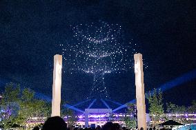 Osaka-Kansai Expo Drone Show “One World, One Planet.”