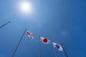 Flags at the Osaka-Kansai Expo