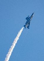 Blue Impulse exhibition flight (Osaka-Kansai Expo)
