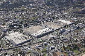 Isuzu Motors factory near Tokyo