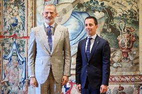 King Felipe VI Receives in Audience - Mallorca