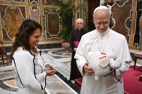 Pope Leo XIV Meets Young Peruvians Participating In The Jubilee - Vatican