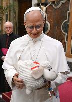 Pope Leo XIV Meets Young Peruvians Participating In The Jubilee - Vatican