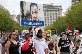 Rally To End The Blockade Of The Gaza - DC